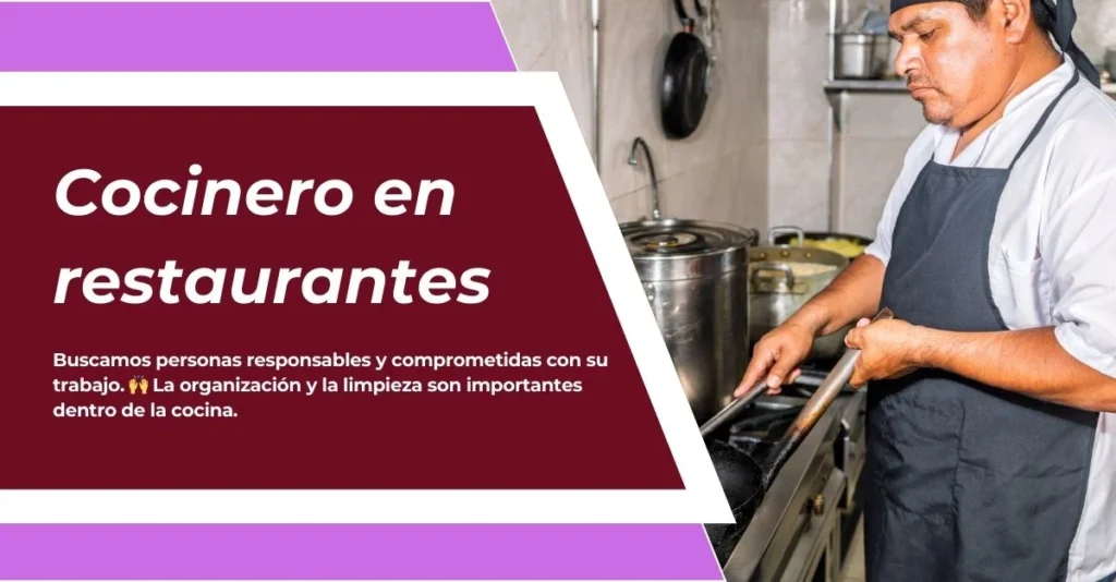 Cocinero en restaurantes